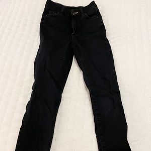 Black super skinny stretch jeans 00